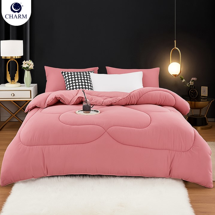 CHARM CLASSIC ชุดผ้าปูที่นอนพร้อมนวม 3.5 ฟุต 4 ชิ้น สี NUDE_6